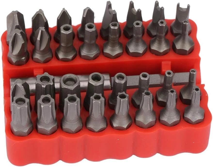 33 in 1 Hollow Screwdriver Bit, Chrome Vanadium Steel, Screw Tips