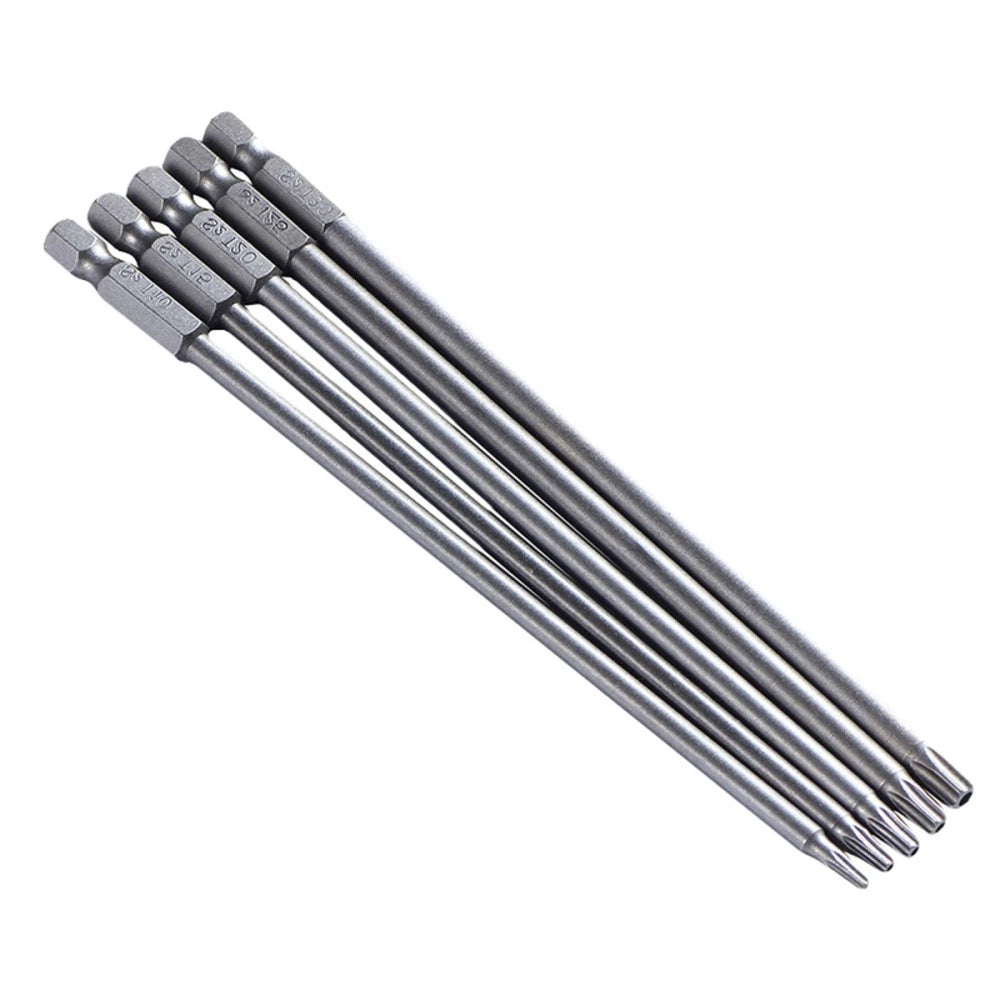 5 Pcs Batch Tool Magnetic Bit for Screwdrivers Hexagon Set Star Bits