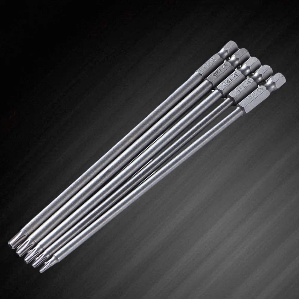 5 Pcs Tool Drill Socket Set Screw Driver Bits Star Screwdriver