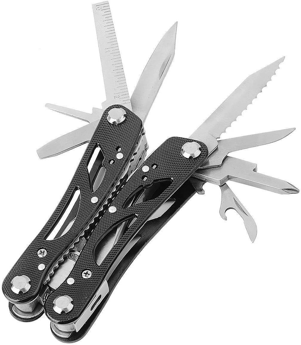 Multitool Pliers Set Stainless Steel Screwdriver Tool with 11 Screwdriver Bits