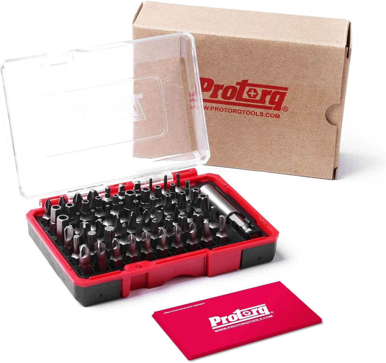 Security Bit Set 61-Piece S2 Steel Home Automotive Aerospace Durable Case