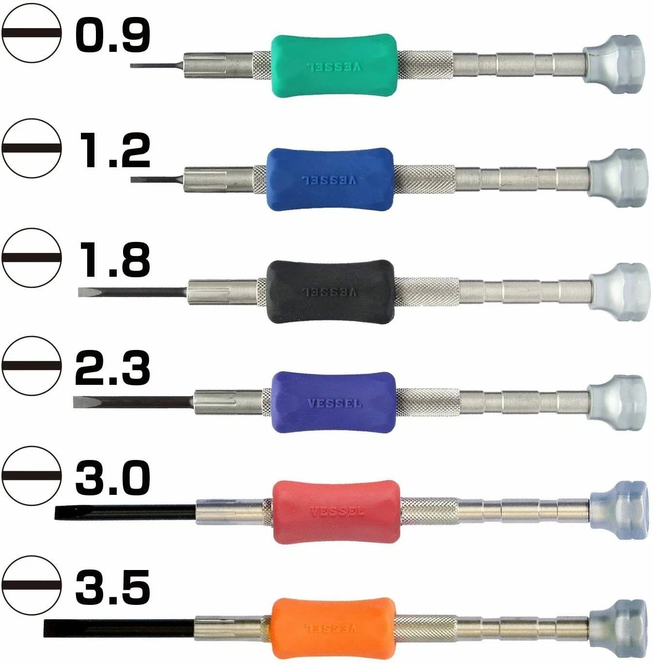 Vessel Screwdriver Set -6 Size TD-55