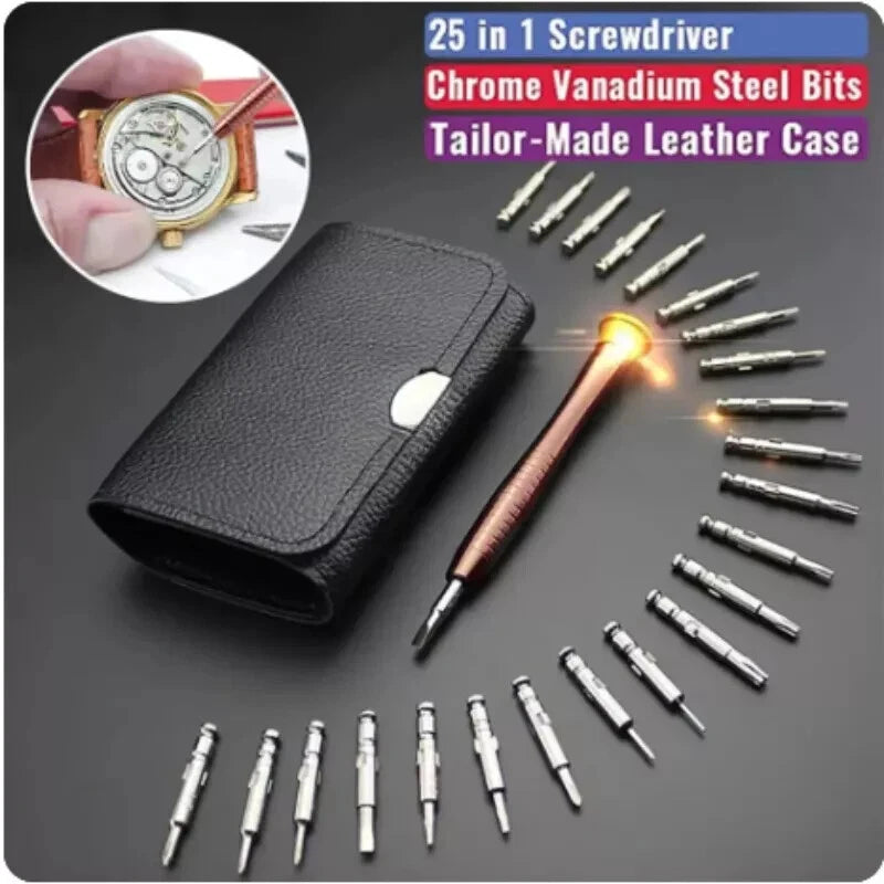 25 IN1 Small Mini Repair Precision Screwdriver Rivet Tool Set Cell Phone Repair