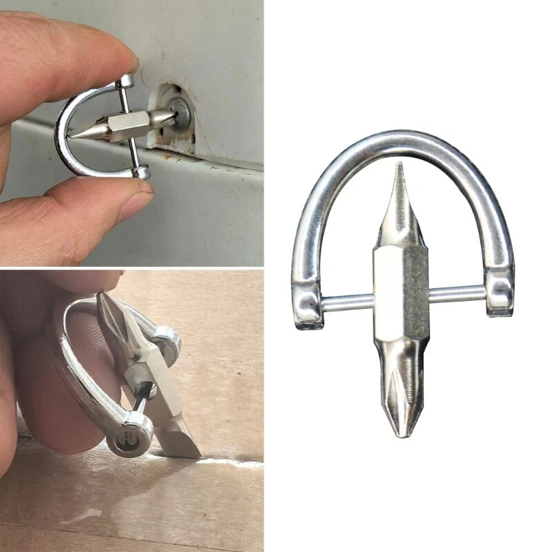 Reliable Keychain Screwdriver Set With Tip For Portability Easy Access Anywhere