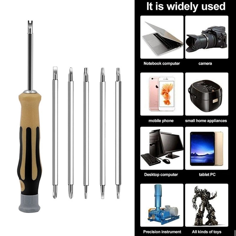 7 Pcs Household Multifunctional Strong Screwdriver Bit Set Repair Tool