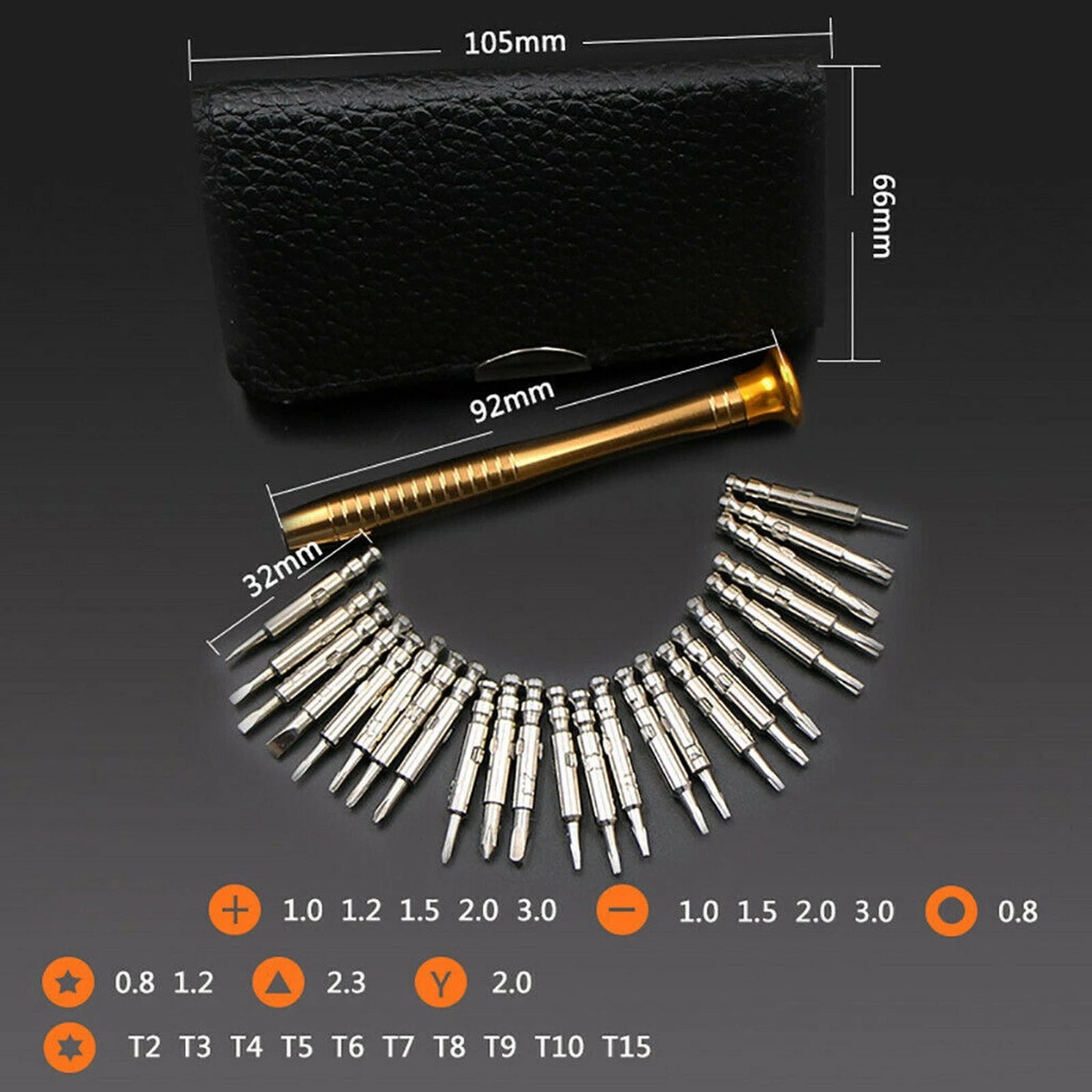 26 in 1 Small Mini Repair Precision Screwdriver Torx Tool Kit Set Phones Fix US