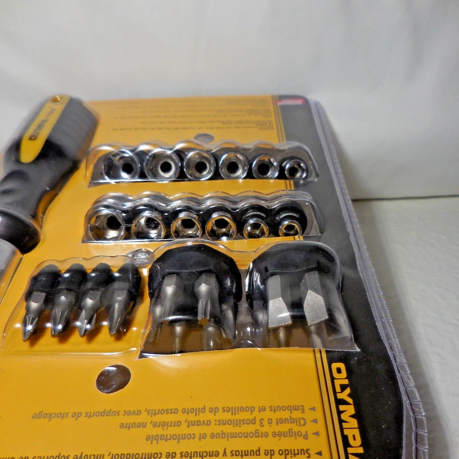 Olympia Tools Ratchet Screw Driver Set - 29 in 1 Socket and Screwdriver bits New