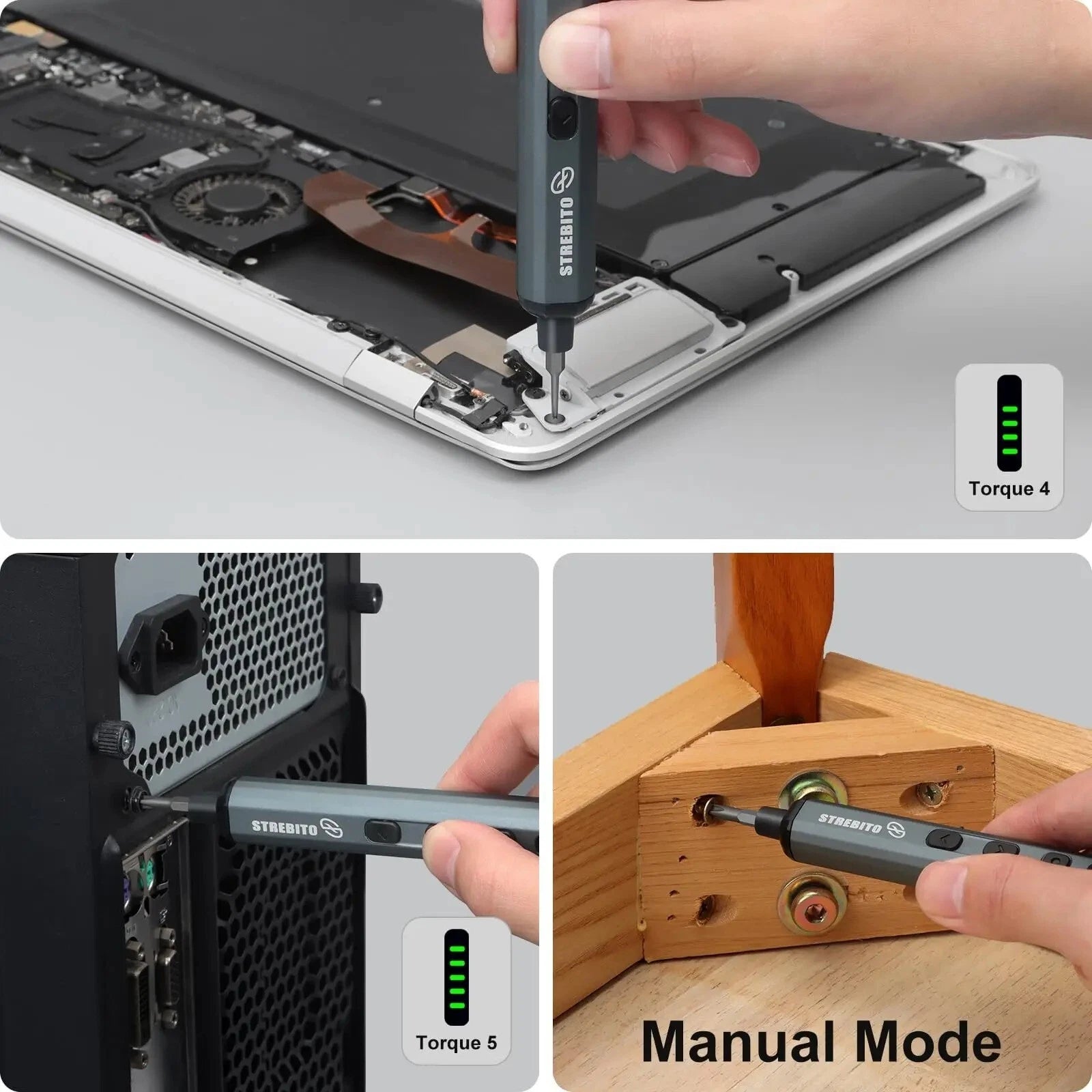 Mini Electric Screwdriver 68 in 1,Precision Screwdriver Set w/ 64 Magnetic Bits