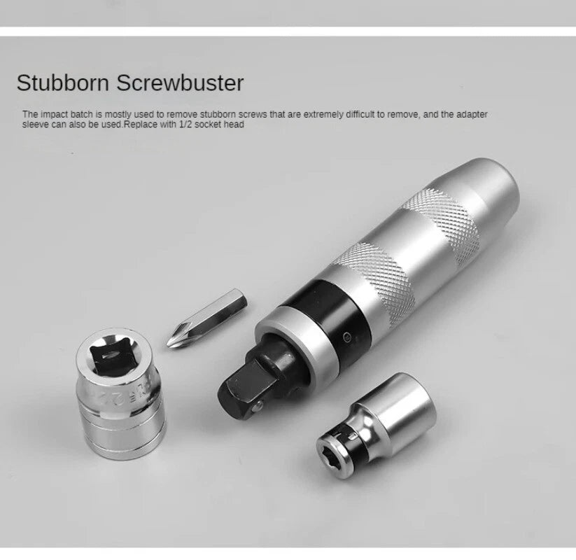Impact Screwdriver Set Portable Heavy Duty Shockproof Screwdriver Chisel Tool