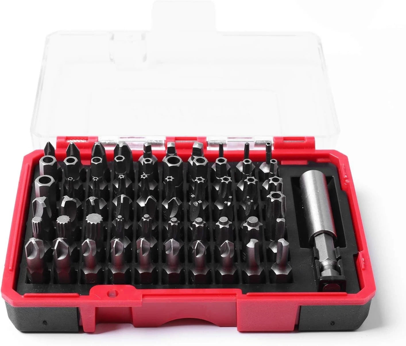 Security Bit Set 61-Piece S2 Steel Home Automotive Aerospace Durable Case
