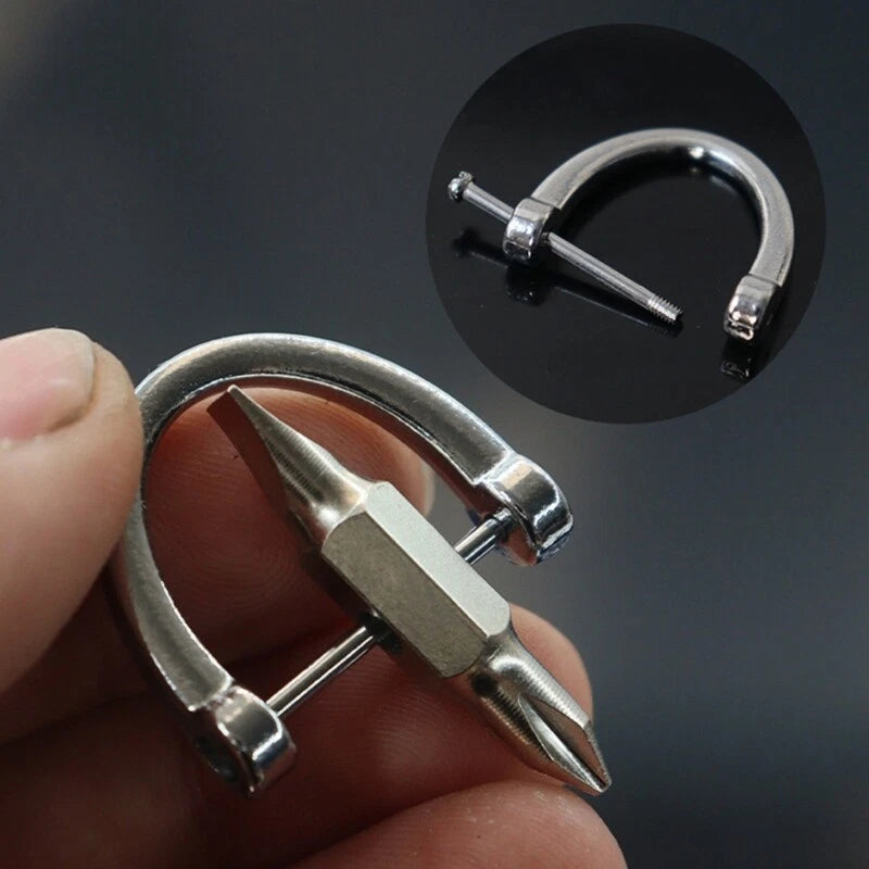 Reliable Keychain Screwdriver Set With Tip For Portability Easy Access Anywhere