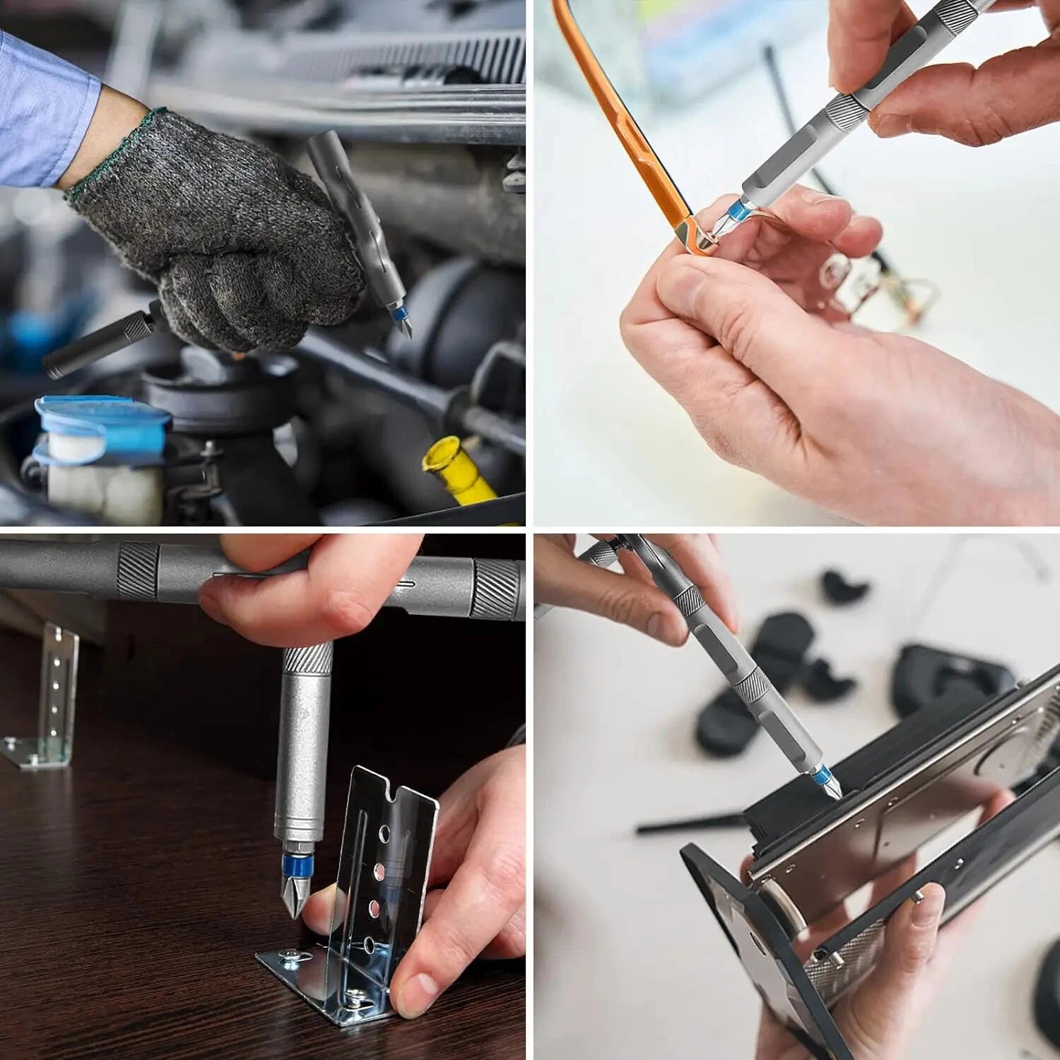 24in1 Multifunction Ratchet Screwdriver Set Multi Magnetic Bits Repair Tool Kit