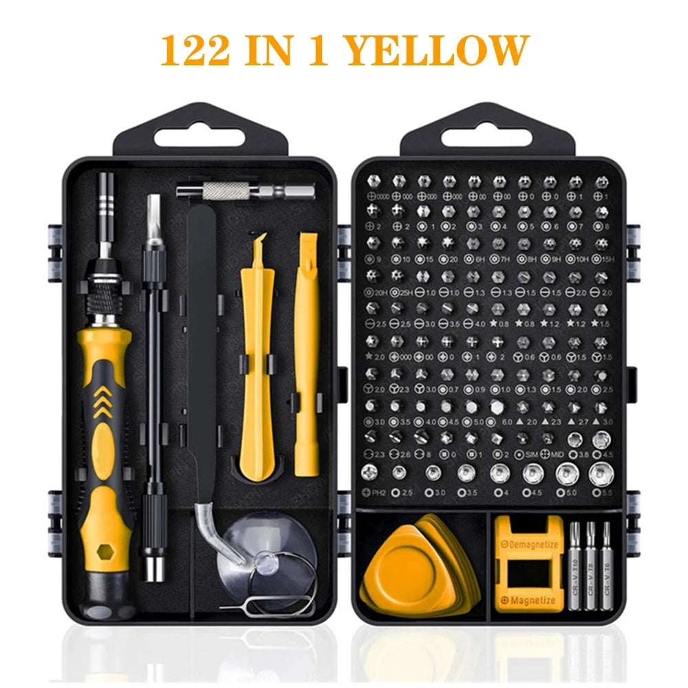 Screwdriver Set Magnetic Torx Phillips Screw Bit Kit  with Electrical Driver Rem
