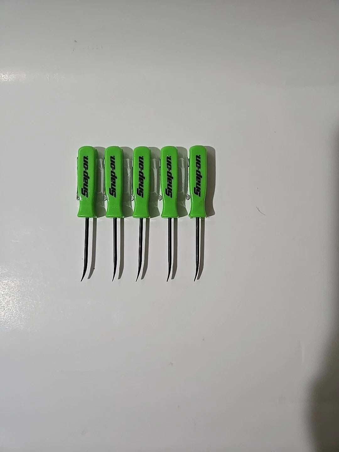 5X Green Snap on tools Promo PRY BAR screwdrivers per order pocket Clip NEW+GIFT