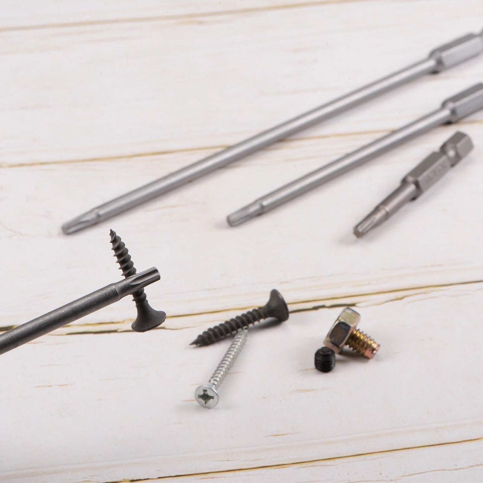 12PCS T5-T40 Torx Security Screwdriver Bit Set S2 Steel Tamper Proof Bit 2" Long