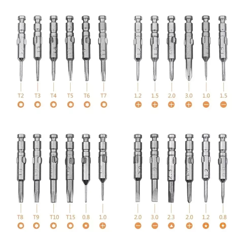 25 IN1 Small Mini Repair Precision Screwdriver Rivet Tool Set Cell Phone Repair