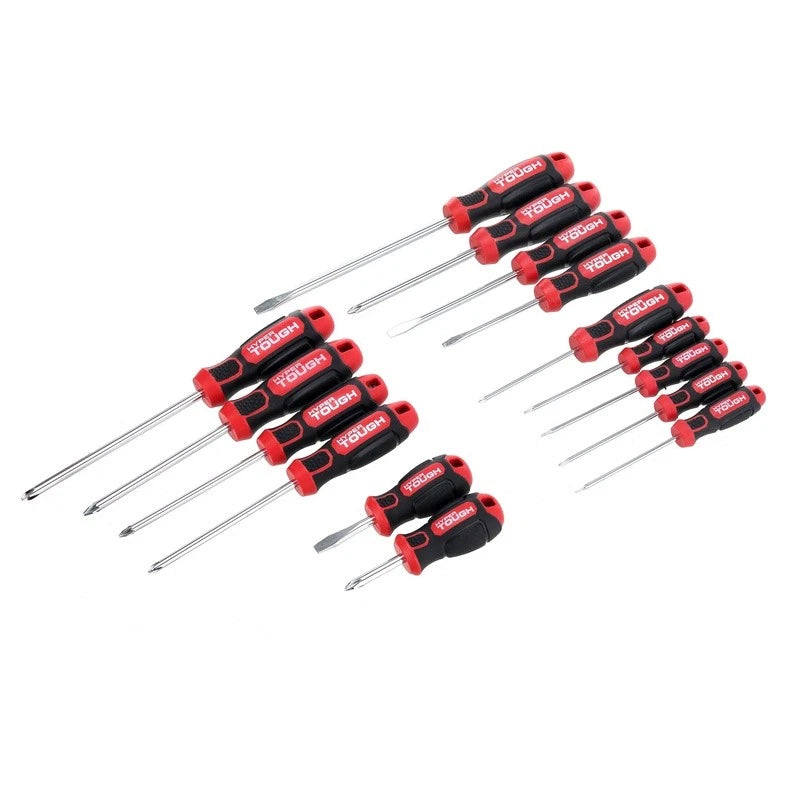 55 Piece Screwdriver Set Multi-Head Precision Tools Nonslip Grip Durable Chrome