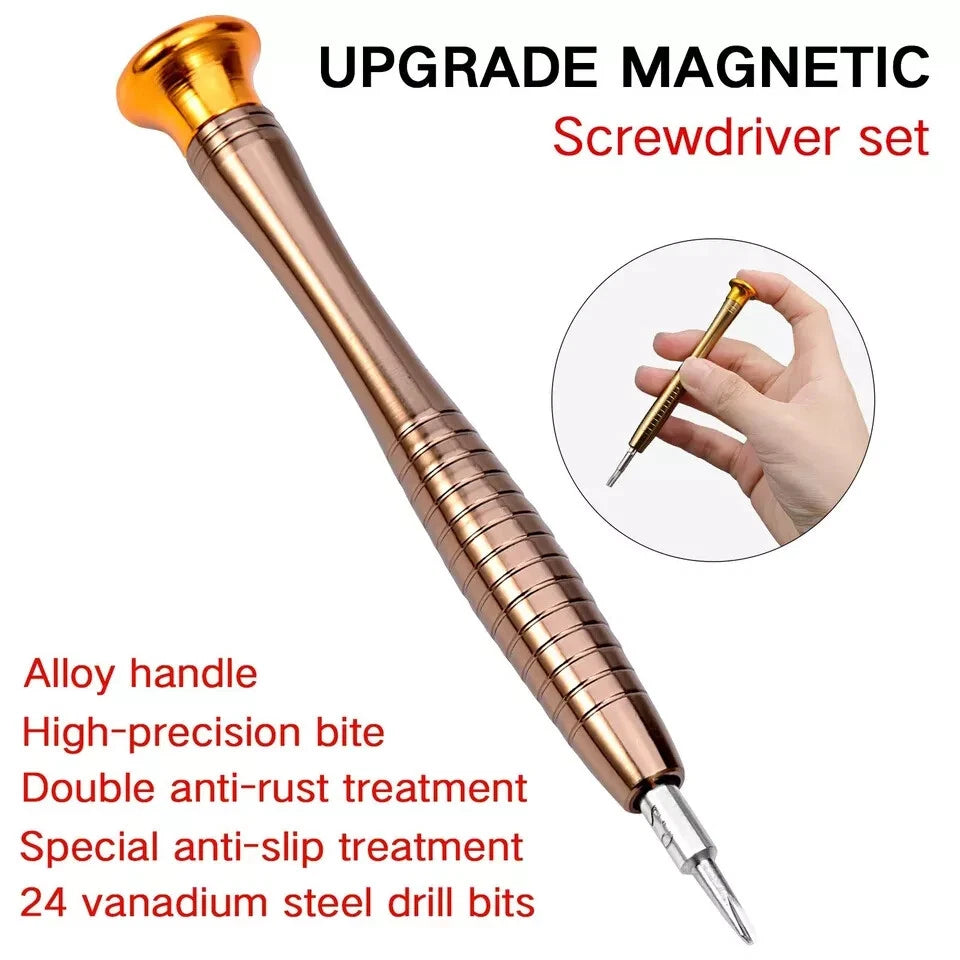 25 IN1 Small Mini Repair Precision Screwdriver Rivet Tool Set Cell Phone Repair