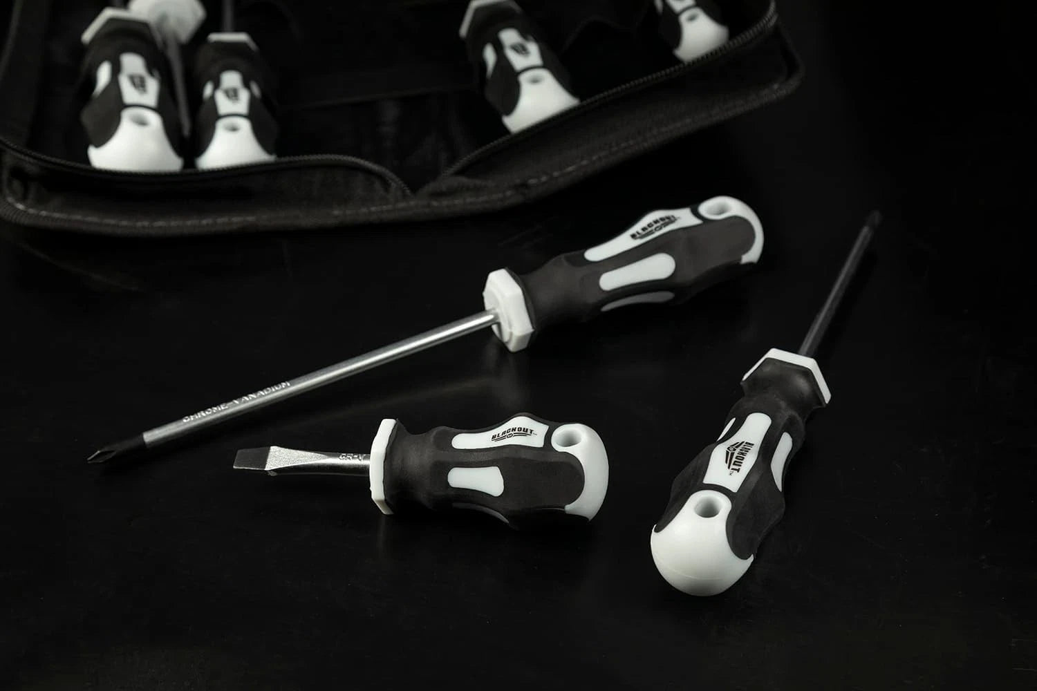 Xp 10 Piece Slotted & Phillips Screwdriver Set Plus Zippered Carrying Bag Precis