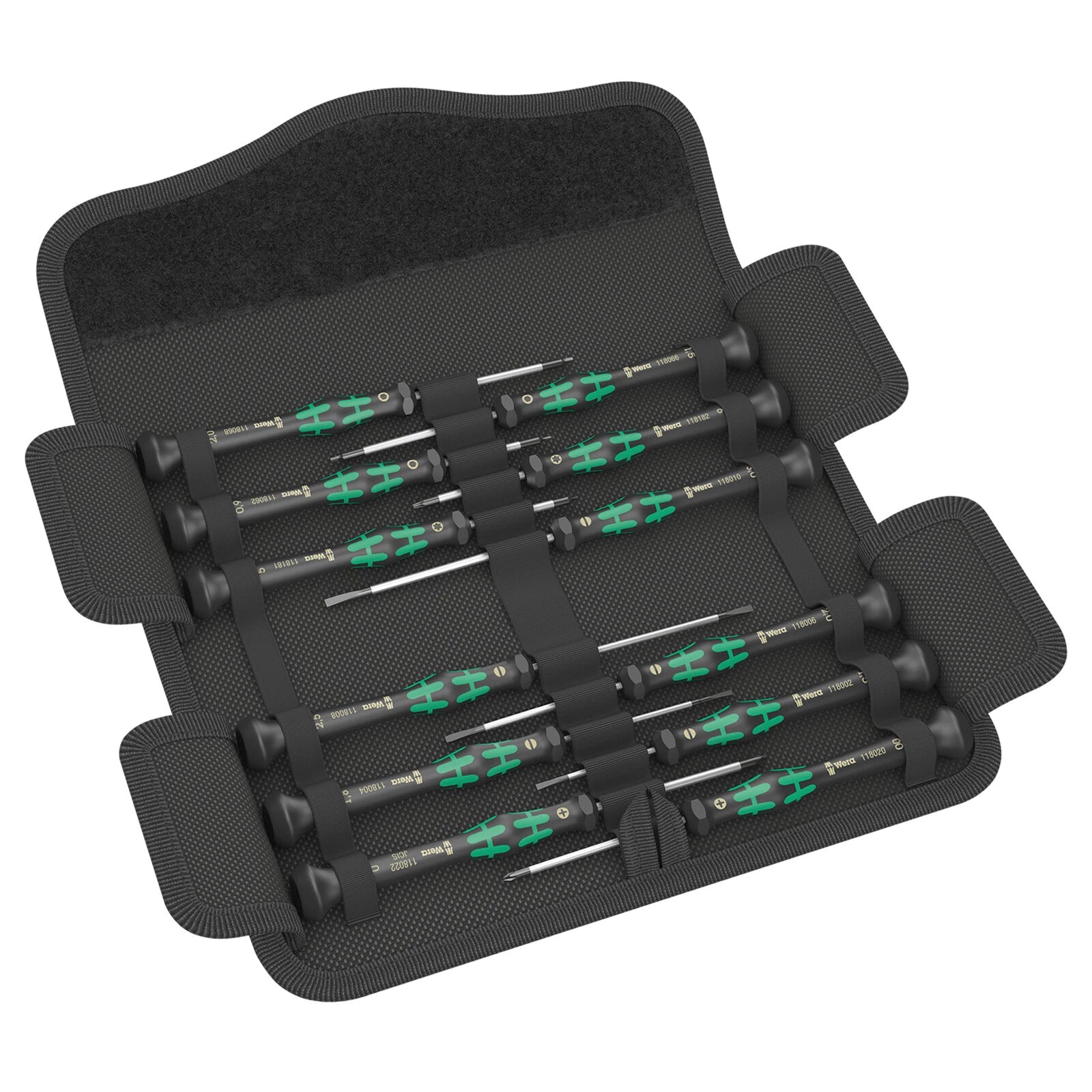 Wera Precision Screwdriver Set 12pc Kraftform Micro 12 Universal 1 Phillips Torx