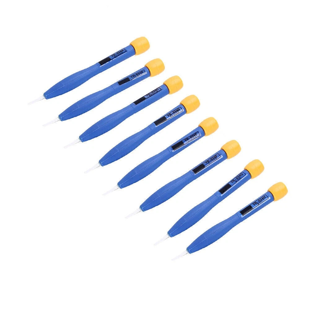 8pcs Adjust Frequency Screwdriver Anti static Plastic Ceramic Set Home Hand