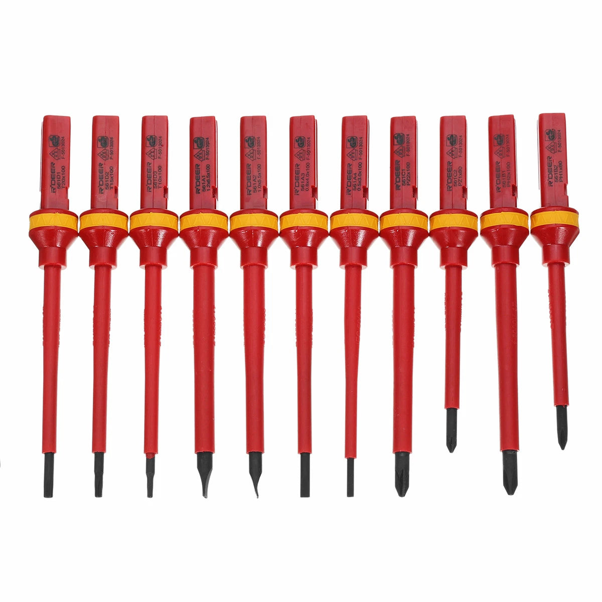 13Pcs 1000V Electronic Insulated Screwdriver Set Phillips Slotted Torx CR-V