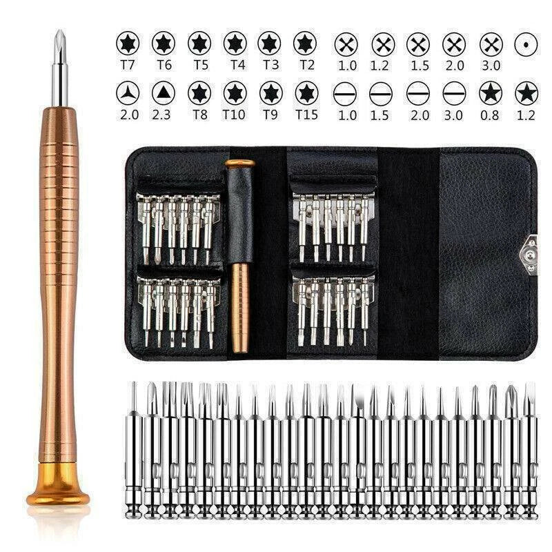 25 in 1 Screwdriver Set Torx Tools For MacBook iPhone X Samsung PC Tablet Laptop
