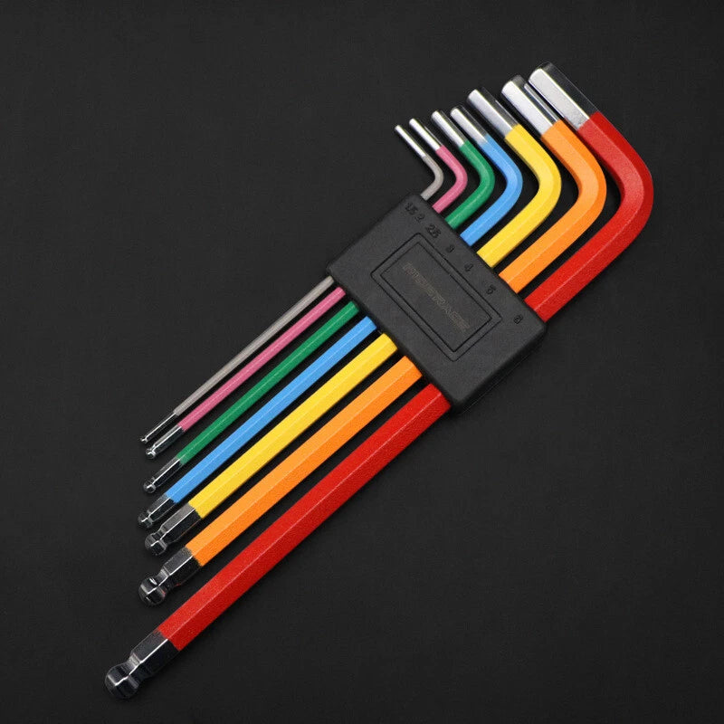 Bicycle Torque Wrench Set 15Pcs 1/4" 2-24Nm 1.5/2/2.5/3/4/5/6mm Portable Durable