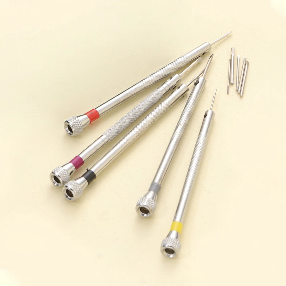 5 Pcs Small Screwdriver Set Watch Repair Tool Screws Sunglasses Kit