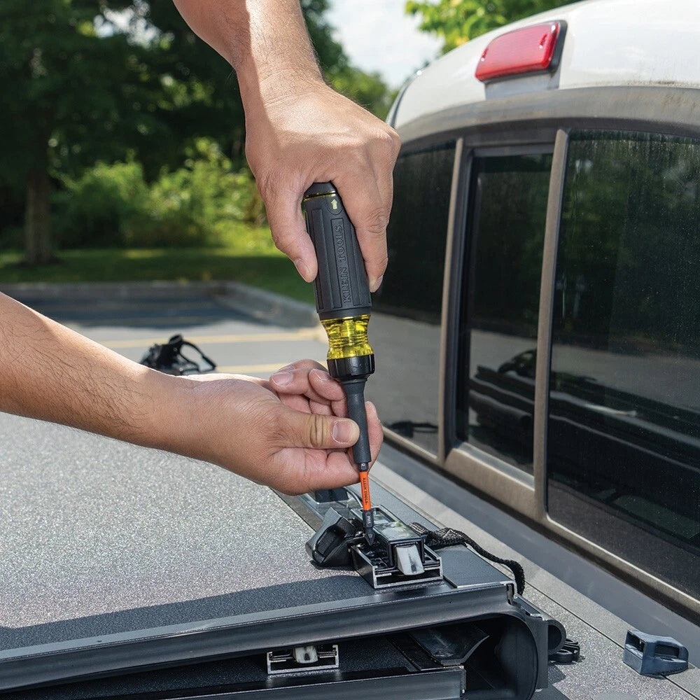 Klein Tools 32315HD 15-in-1 Ratchet Impact-Rated Multi-Bit Torsion Screwdriver