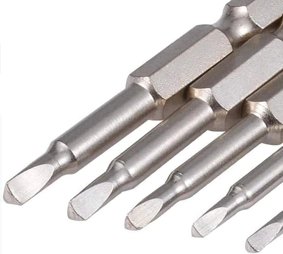 6 Pieces Magnetic Triangle Screwdriver Bits Set 1/4 Inch Hexagonal 1.8 Mm, 2.0 M
