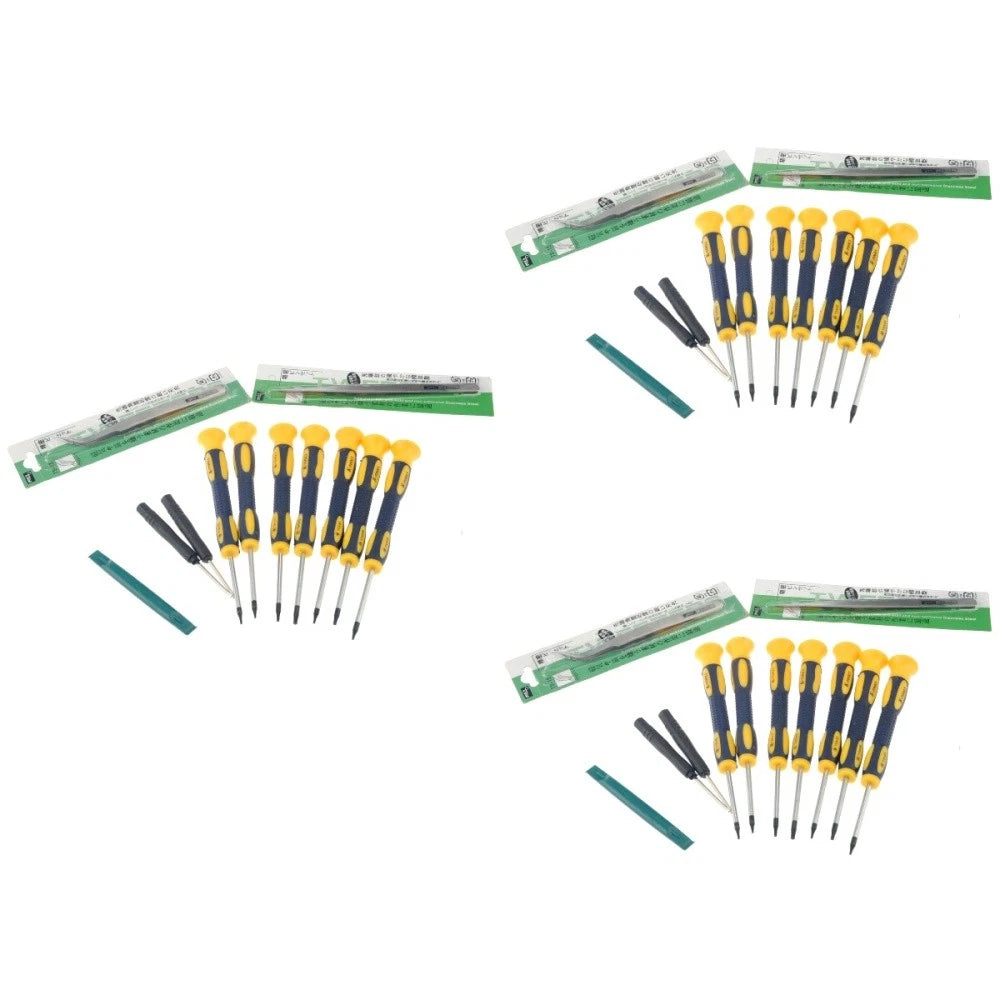 3pcs 12-in-1 Professional Precision Screwdriver Cellphone Repair Tools Set