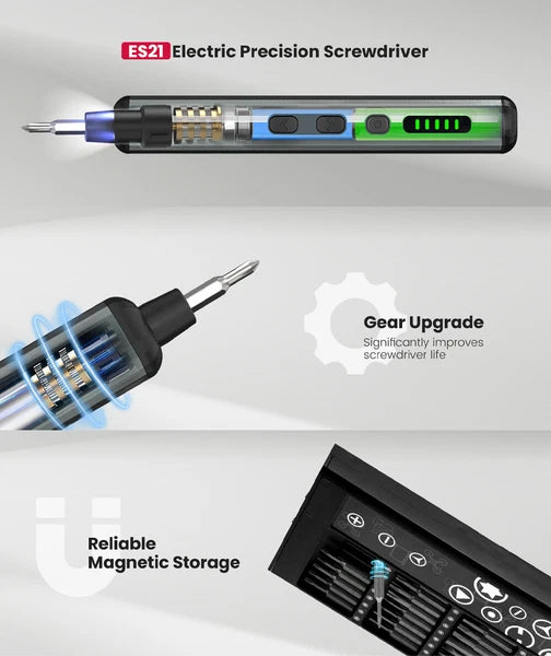 68-in-1 Mini Electric Screwdriver Cordless Screwdriver Set for Precision Work.