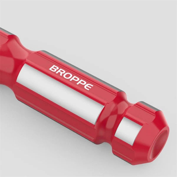 BROPPE 1/4" Hex Quick Change Screwdriver Handle Heavy Duty Bits Holder Magnetic
