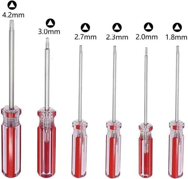 6Pcs Triangle Head Magnetic Screwdrivers Set Triangle Screws Driver Tool Kit