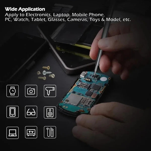 25-in-1 Precision Screwdriver Set – Magnetic Bits for iPhone, PC, Watch