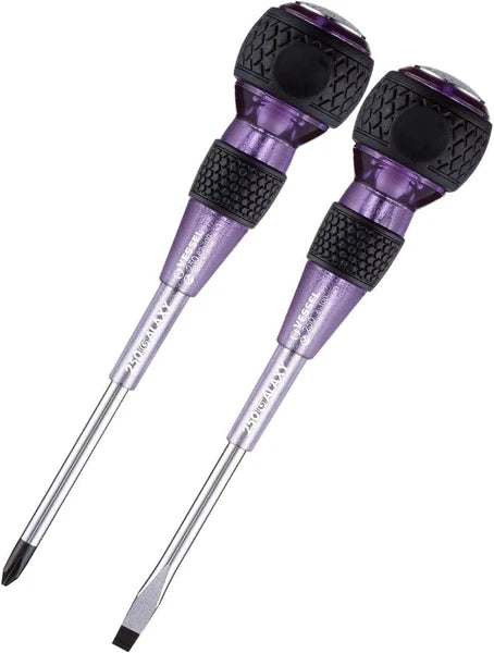 Vessel Ball Grip Driver Galaxy Purple Set of 2 +2x100/-6x100 250-2PS-GPU NEW