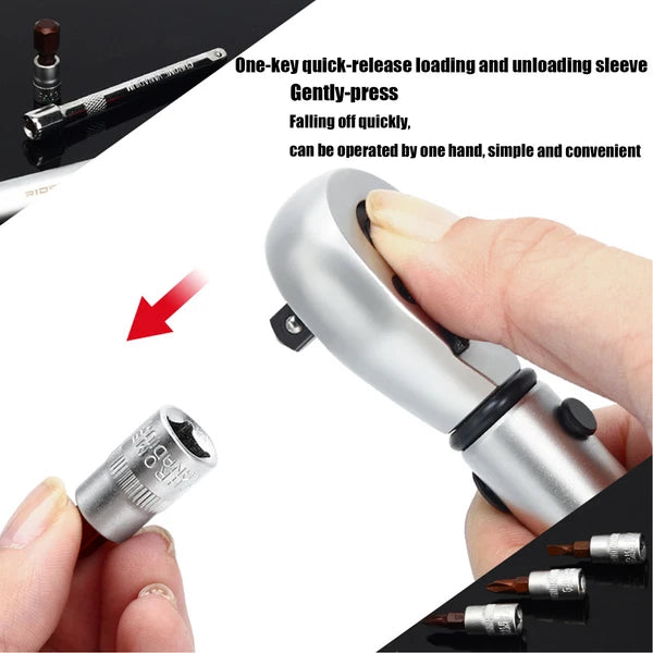 Bicycle Torque Wrench Set 15Pcs 1/4" 2-24Nm 1.5/2/2.5/3/4/5/6mm Portable Durable