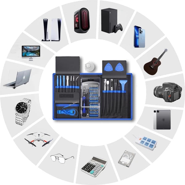80 in 1 Professional Computer Repair Tool Kit, Precision Screwdriver Set with 56