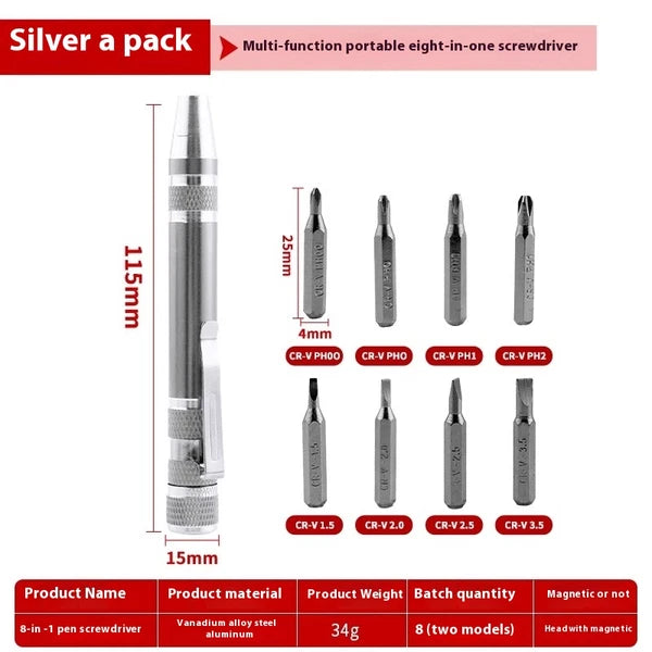 9 IN 1 Screwdriver Pen Multi-Tool Screw Driver Screwdriver Set Repair Tools Hand