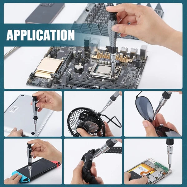 126Pcs Magnetic Precision Screwdriver Kit Set For Repair Phone Watch Computer