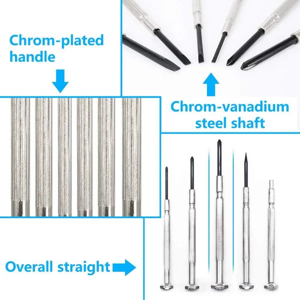 11PCS Mini Precision Screwdriver Set, Small Screwdriver Set for Electronics