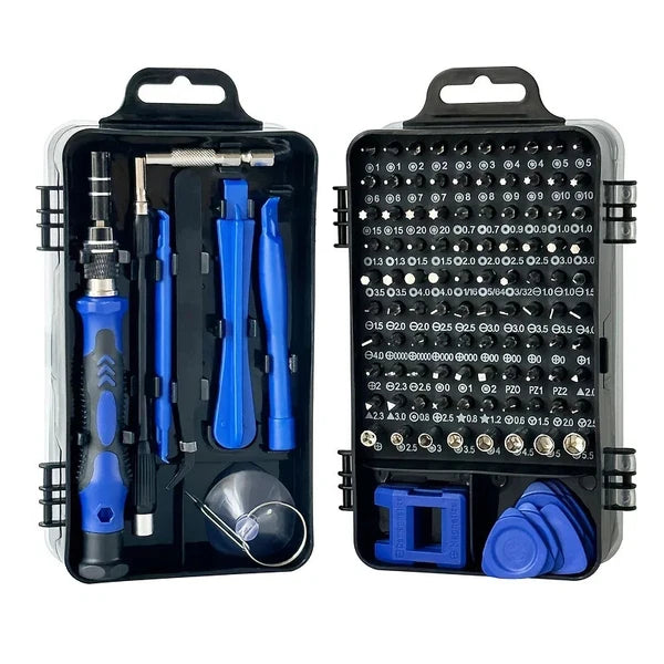 Car 1 Set Precision Screwdriver Set With 115 Magnetic Bits Electronics Tool Kit
