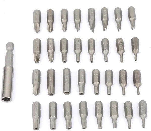 33 in 1 Hollow Screwdriver Bit, Chrome Vanadium Steel, Screw Tips
