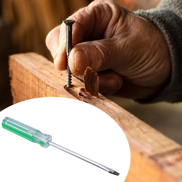 Magnetic Screwdriver Set 2 PCS, Magnetic 5Mm Phillips and Flat Head Tips Screwdr