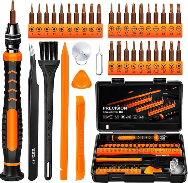 Juego de Destornilladores de Precision 38 Piezas Kit Herramientas Con Seguridad