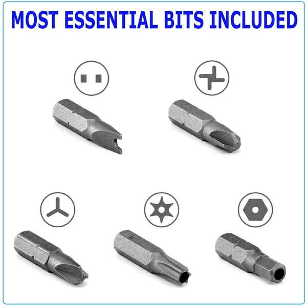 33 Tamper 25MM Proof Security Torq Hex Star Spanner Tri Wing Screwdriver Torx US