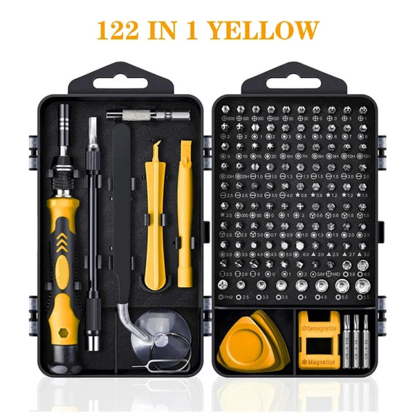 Screwdriver Set Magnetic Torx Phillips Screw Bit Kit  with Electrical Driver Rem