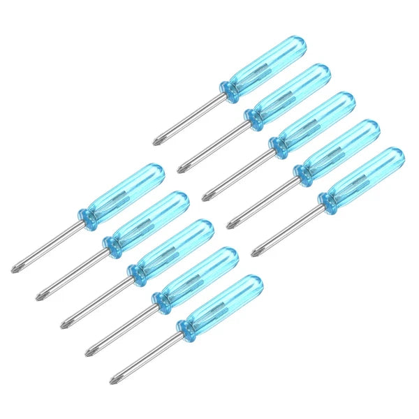 2.0mm Mini Phillips Screwdriver 45mm Length for Small Appliances Repair 10Pcs