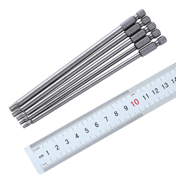 5 Pcs Tool Drill Socket Set Screw Driver Bits Star Screwdriver